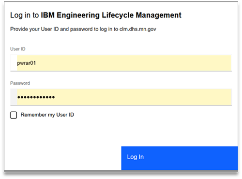 Lifecycle Management login