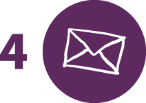 Return it on time envelope icon