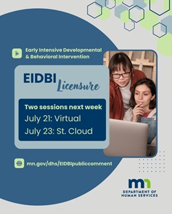 07-16-26 Upcoming EIDBI licensing standards public meetings