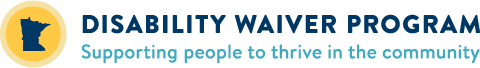 Disability Waiver Program - Department of Human Services printed logo